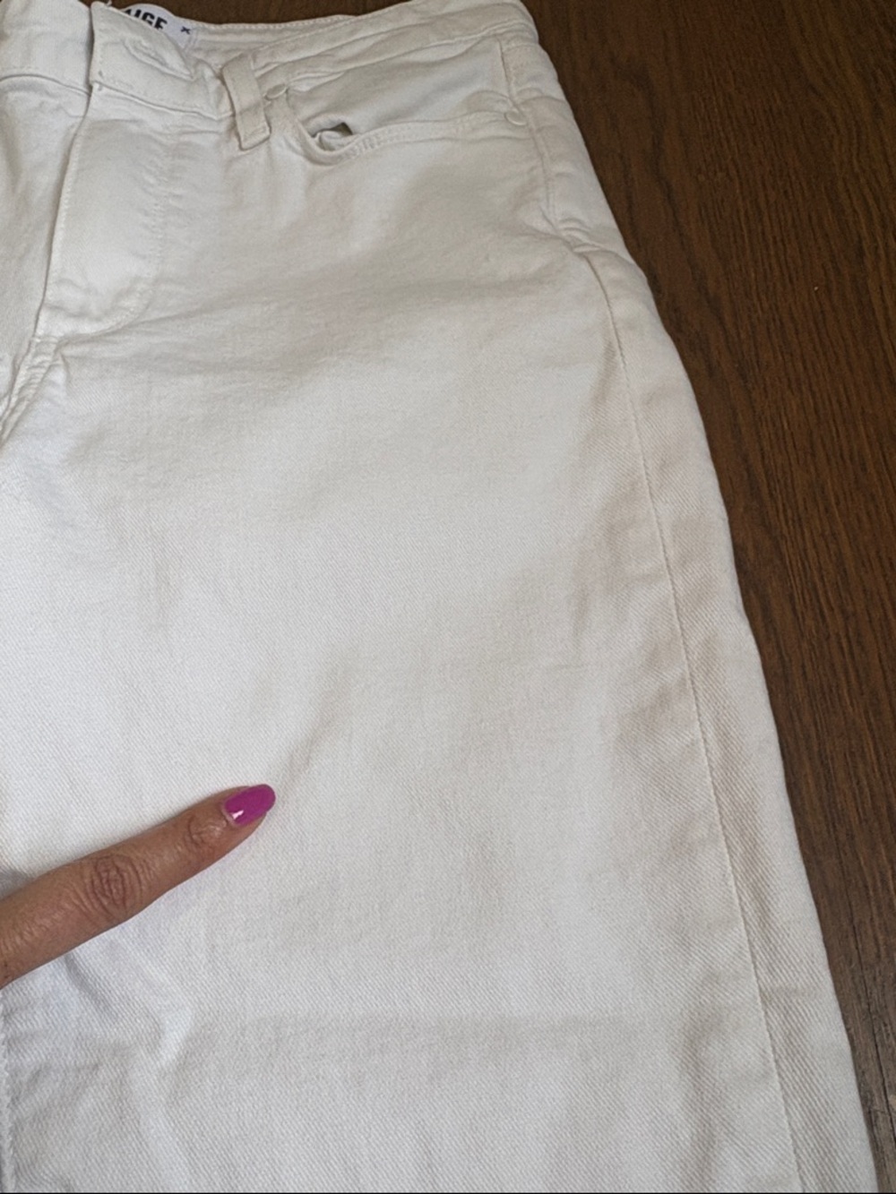 Paige HOXTON ANKLE SKINNY white jeans size 28 - Picture 3 of 6